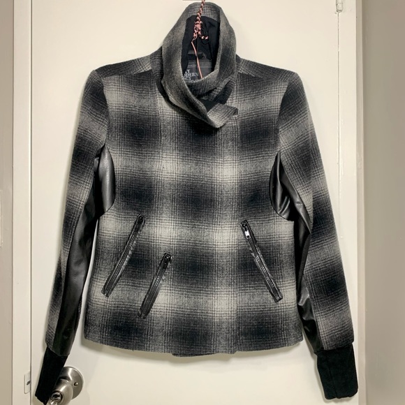 Urban Behaviour Wool-blend Checkered Jacket - Picture 1 of 8